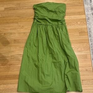 Green Band Of The Free Strapless Dress
